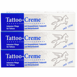 🎨 Tattoo-Creme 3er-Set: Tägliche Pflege & Aftercare mit Cajeputöl, je 25ml