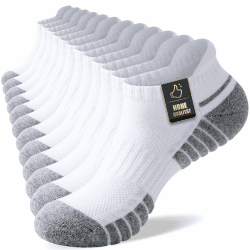 Sneaker Socken Herren Damen, Sportsocken mit Gepolstert ⭐️