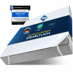 LILENO HOME Matratzenschoner 200x200 cm - Matratzenauflage 200x200
