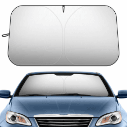 Sonnenschutz Auto Frontscheibe 140 * 80cm | Faltbar & Reflektierend 🚗❣️