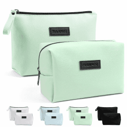 🌟 Kleine Kosmetiktasche MAANGE 2 Stück Schminktasche 🌺