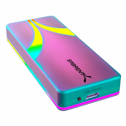 SABRENT Rocket RGB USB C 20Gbps M.2 SATA NVMe SSD Gehäuse - Special Edition (EC-RGBC) 🚀