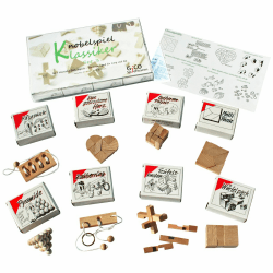 🧩🎁 Knobelspiel Klassiker Sets - 8 Geschicklichkeitsspiele in Geschenkverpackung 🎁🧩