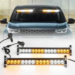 ROUTEKING Warnleuchte 32LED Frontblitzer - 23 Modi Blitzleuchte