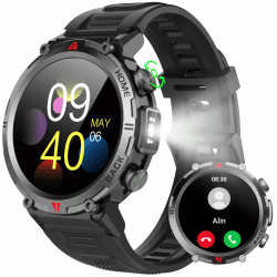 Smartwatch Herren Damen mit Telefonfunktion - 1,45" LCD Sports Smart Watch ⌚