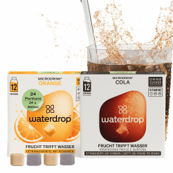 Wassersprudler® Microdrink Set – Orange & Cola zuckerfrei, 24 Würfel 🍹🍊