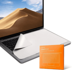 👻🔒 Uppercase GhostBlanket Bildschirm Tastatur Abdruckschutz Mikrofaserfolie und Reinigungstuch 13" (33cm) Kompatibel mit MacBook Pro 13" (33cm) MacBook Pro 14" (35.5cm) und MacBook Air 13" (33cm)