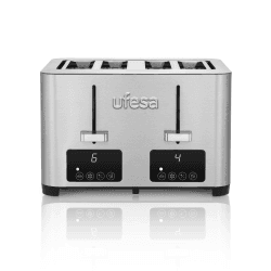 🍞 Ufesa Quartet Delux Toaster 4 Scheiben 🌟 2 digitale LCD-Bildschirme 🌈 1500 W