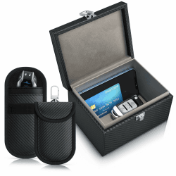 CSL - Keyless Go Schutz Box - 🛡️ NFC RFID Faraday Box 🚗 Abschirmung Blocking Autoschlüssel