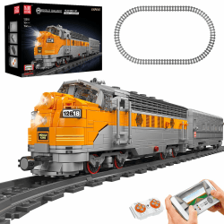 🚂 Mould King 12018 Technik Dampflok Zug Modell Bausteine 1541 Teile Orange 🎁