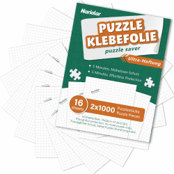 Nariolar Ultra-Haftung Puzzle Klebefolie - 16 Super Puzzlekleber Set