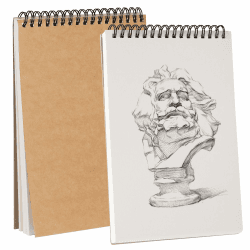 Skizzenbuch A5 Sketchbook Zeichenblock mit 60 Seiten/30 Blatt 120gsm 🎨📒