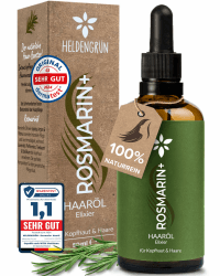 BIO Rosmarin+ Haaröl [HOCHDOSIERT] Natürlicher Haar-Booster 🌿🌸
