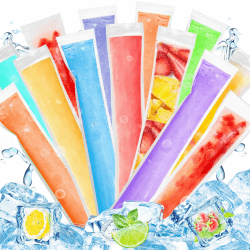 🍦🌞 300 Stück Wassereistüte Popsicle Pouches - Perfekt für den Sommer!