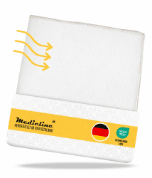 MEDICLINE Matratzenunterlage 140 x 200 cm - Schoner & Unterleger für Lattenrost, Matratze & Topper