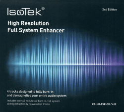 🔊🎶 Vollsystem Enhancer CD Burn-in! 🎶🔊