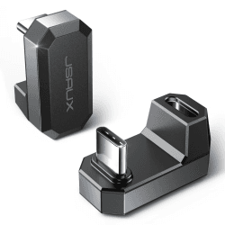 JSAUX 180 Grad USB-C Adapter (2 Stück) - Kompatibel Mit Steam Deck, Switch, Tablet, Telefon Und Weitere Typ C Geräte 🎮📱
