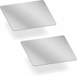 MAGATI Handspiegel - Doppelseitiges, ultradünnes und kompaktes Spiegel-Set aus Kunststoff 🌟