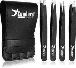 🌟 Candure Professionelle Pinzette für Augenbrauen Set - Präzision und Vielseitigkeit! 🌟