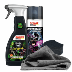 Angebote: Auto Reifenpflege & Felgenpflege Set mit Sonax ReifenGlanz Special Edition + FelgenBeast Sonderedition