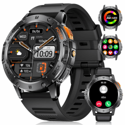 🔥 Super Angebot! Smartwatch Herren mit Taschenlampe 🌟