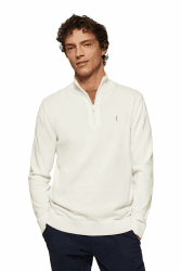 Polo Club Herren Basic Pullover Mit Reißverschluss - 100% Baumwolle 🧥🔥