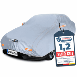 Autoabdeckung Outdoor Vollgarage | Auto Abdeckplane Komplett für alle Jahreszeiten | Autoplane Universal | SUV Größe: XL 533 * 196 * 150 cm 🚗🌧️
