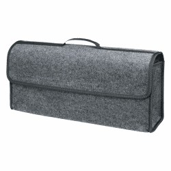 🚗 VBGURR 1Stück Kofferraum Organizer | Auto Filz Organizer Tasche - Grau