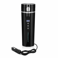 🚗 Elektrischer Auto-Wasserkocher 450 ml mit LCD-Display und Temperaturregelung