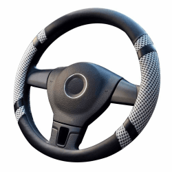 🚗 Auto Lenkradbezug Leder Ice Silk Universal 38cm(15") Lenkradhülle