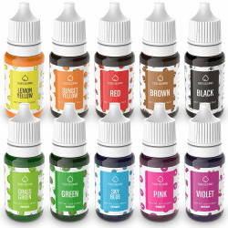 🎃 Jelife Lebensmittelfarbe 10x10ml Hochkonzentriert 🍰