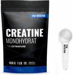 Creatin Monohydrat Pulver 450g 🏋️‍♂️💪 - Hochdosiertes Kreatin in mikronisierter Qualität