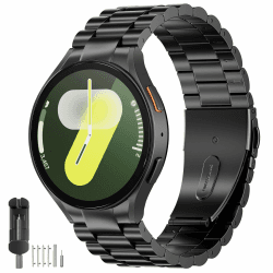 SUNDAREE Keine Lücke Armband für Samsung Galaxy Watch 7 - Hochwertiges Edelstahl Metall Uhrband