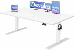 Höhenverstellbarer Elektrischer Schreibtisch 🖥️ Steh-Sitz Bürotisch, Standing Desk