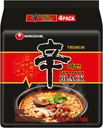 Angebot: Nong Shim Instantnudeln Shin Ramyun Black - Koreanische Rindfleisch Ramen Suppe 🍜