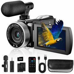 Vmotal 4K Videokamera - 48MP Foto/4K 60FPS Videorecorder 🎥📸