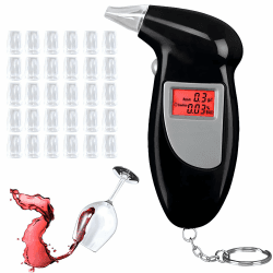 Professioneller Tragbarer Alkoholtester mit Mundstücken 🍻