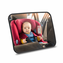 👶🚗 AiQInu Autospiegel für den Rücksitz - Schwarz 🌟