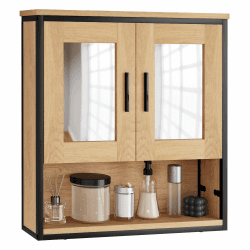 EUGAD Spiegelschrank, Badezimmerschrank hängend 🪞🚿