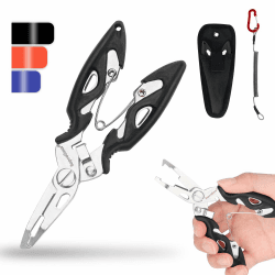 🎣 Angebot: Multifunktionale Edelstahl-Angelzange mit Sprengringöffner