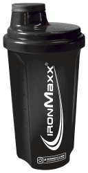 🌟 IronMaxx Eiweiß Shaker - Schwarz 700ml | Proteinshaker mit Drehverschluss! 🏋️‍♂️