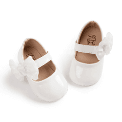 👶🌸 CENCIRILY Baby Mädchen Bowknot Prinzessin Schuhe 6-12 Monate A14 Weiß 👟