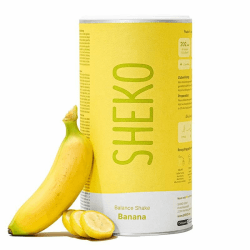 🌟SHEKO Balance Shake Banane - 21 Cremige Mahlzeitenersatz Shakes zum Abnehmen🌟
