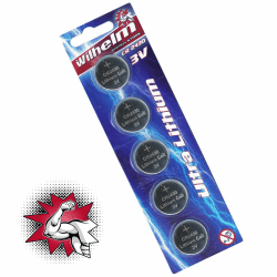 Sonderangebot: 5 x CR2430 WILHELM Lithium Knopfzelle 3V 270mAh ø24,3x3,0mm Batterie DL 2430 ⚡️