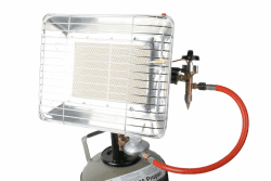 🔥🔥🔥 Super Deal! Gazcamp Heizstrahler 4,2 kW mit Piezozündung & Zündsicherung inkl. Schlauch & Regler