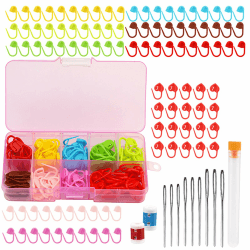 🧶 Maschenmarkierer Häkeln Set: 100 Stück Maschenmarkierer