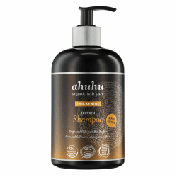 🌿 Ahuhu THICKENING Coffein Shampoo XXL (500ml) - Bio-Koffein Shampoo für dickeres & kräftiges Haar