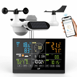 LFF Wetterstation Funk mit Außensensor 🌦️🌬️🌡️