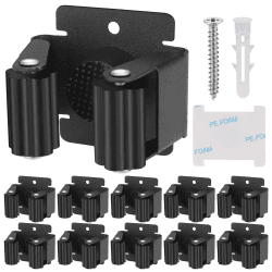 🧹🔧 10 Stück Gerätehalter - Edelstahl Wandhalterung für Wischmopp, Besen, Schaufel, Werkzeuge 🛠️