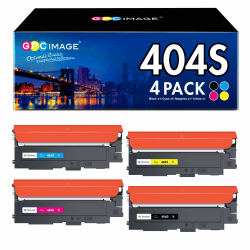 🌟 GPC IMAGE CLT-P404C Tonerkartusche Kompatibel für Samsung CLT-K404S C404S Y404S M404S Toner für Xpress SL C480W C480FW 🌟